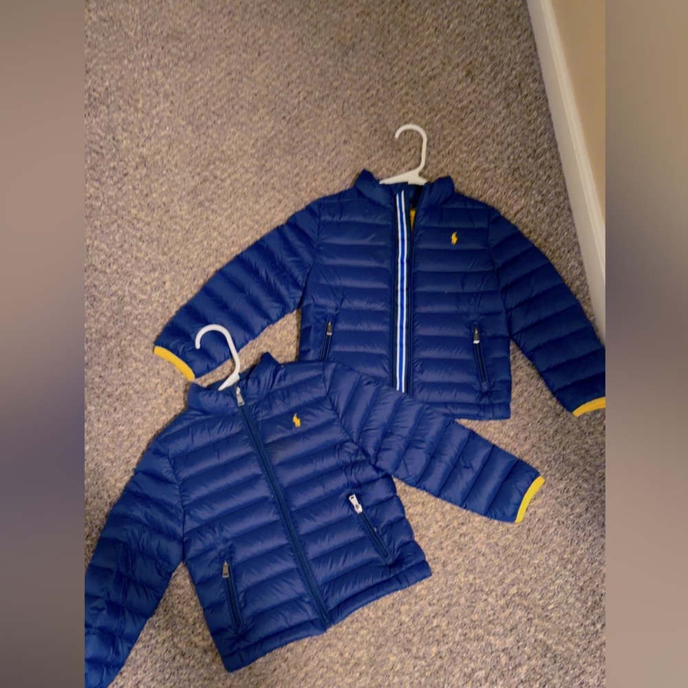 Polo Ralph Lauren Yellow and Blue Jacket